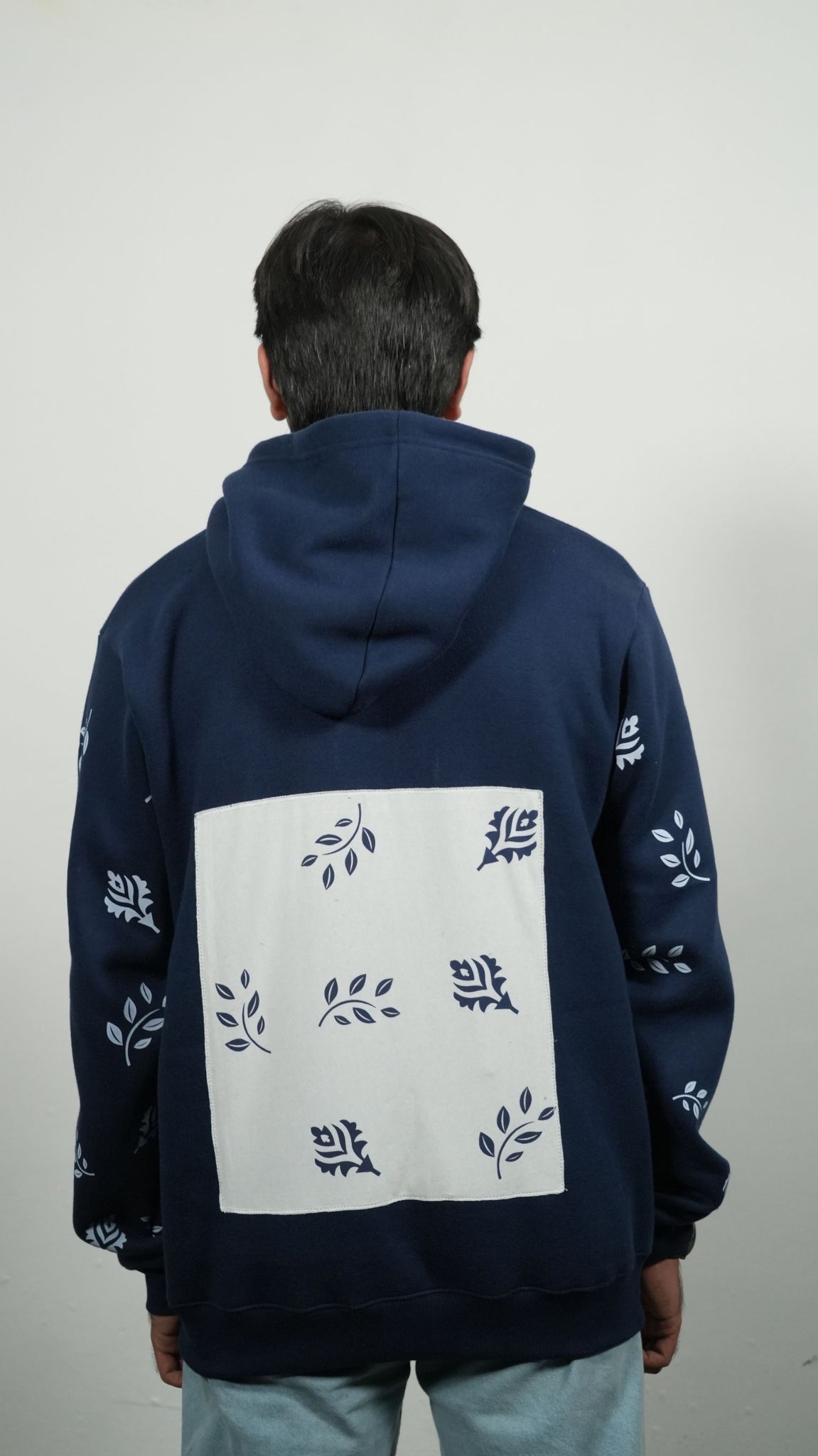 Blue & White Hoodie
